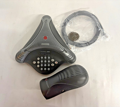 POLYCOM VS300 Voice Station 2200 17910 001 Cleaned Tested w-power supply