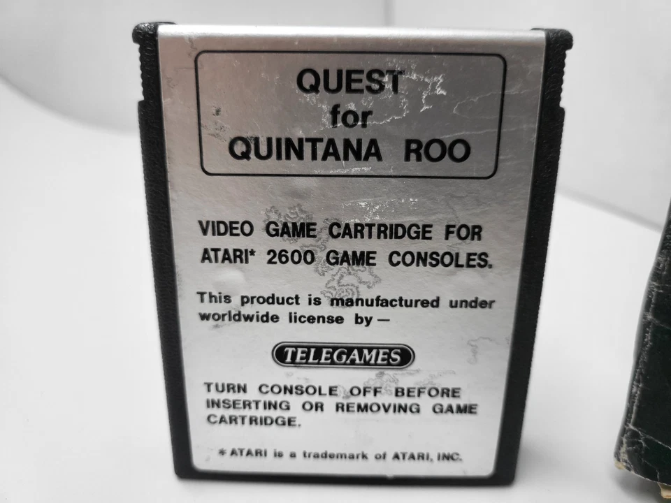 QUEST FOR QUINTANA ROO FOR PAL ATARI 7800 + & 2600 plus NO MANUAL #J40 - Image 2 of 4