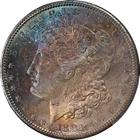1881-S Morgan Silver Dollar PCGS MS65 Electric Blue Toning Great Eye Appeal