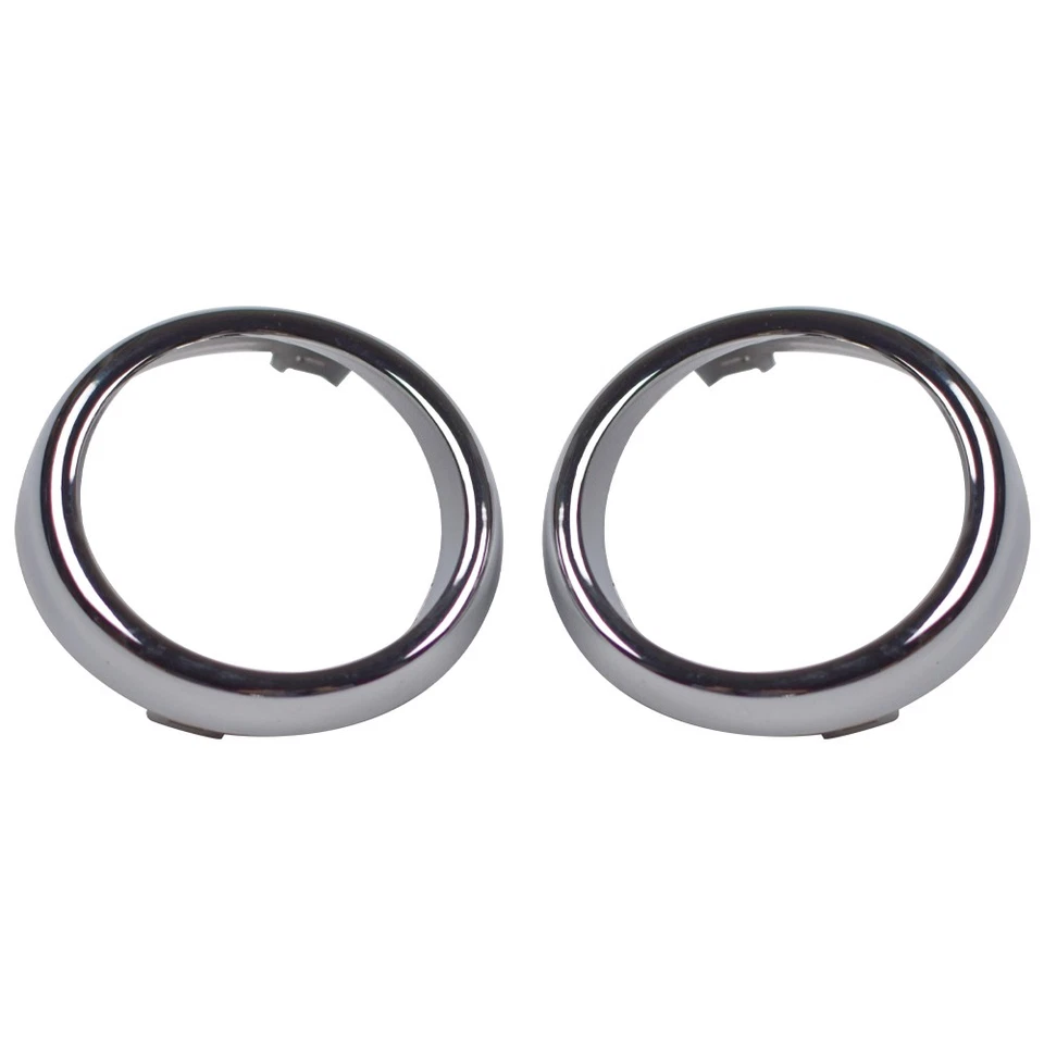 Lámpara antiniebla anillo bisel cromado 2 piezas 62256-1MS2A para Infiniti G25 G37 M37 M56 Foto 3 de 4