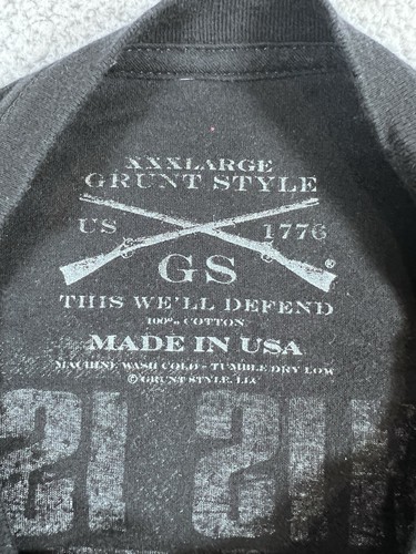 Grunt Style USMC This Is My Rifle Black T Shirt 3XL - Picture 5 of 9