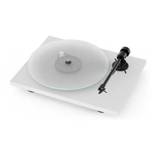 Pro-Ject T1 Gloss White Turntable (Open Box) Factory Box Damage