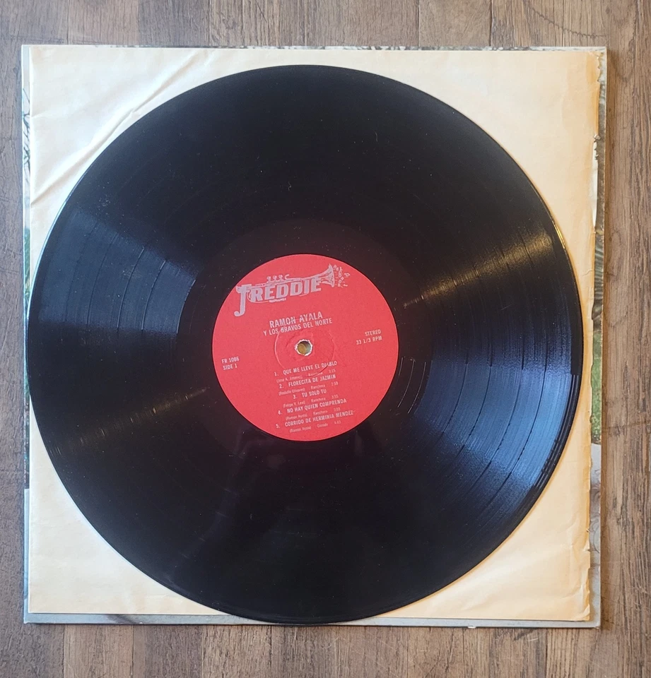 Ramon Ayala Y Los Bravos Del Norte- Musica Brava Lp Vinyl Record(rare) Foto 4 de 4
