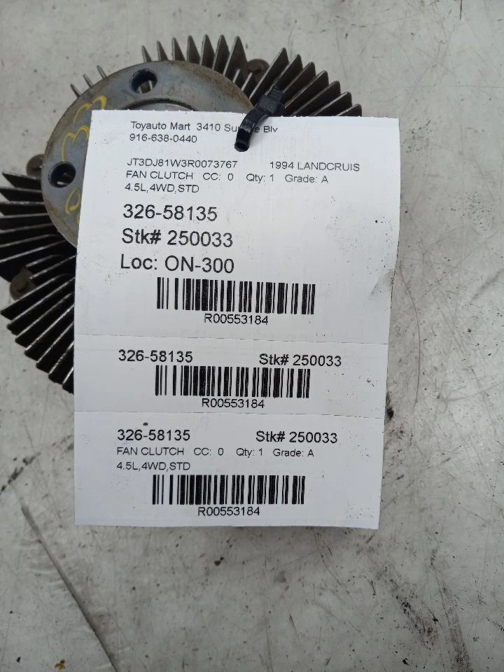 93 94 95 96 97 98 TOYOTA LAND CRUISER 4,5 L EMBRAGUE VENTILADOR 1FZFE Foto 2 de 4
