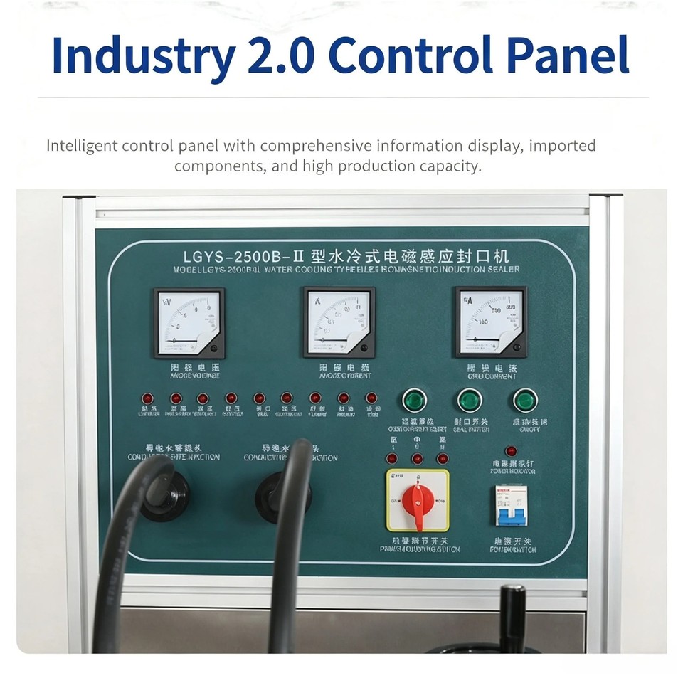 Fully Automatic Water-Cooled Electromagnetic Induction Sealing Machine ...