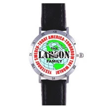 THE LARSON FAMILY WATCH: SWEDEN, AMERICA, WORLD, RARE COLLECTIBLE!