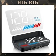 Obdgps Speedometer Car Hud Heads Up Display Speed Rpm Overspeed Alarm Universal