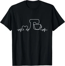 Baking Heartbeat - Funny Pastry Baker - Baking Gift T-Shirt