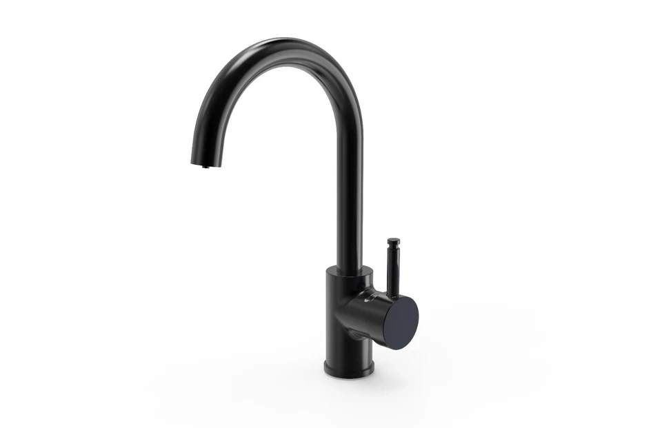 Single Lever 3-in-1 Instant Boiling Hot Water Tap – Matt Black - Full Kit - Image 2 of 4