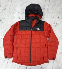 The North Face Youth Boys Thermoball Jacket Puffer 14-16 Removable Hood Packable