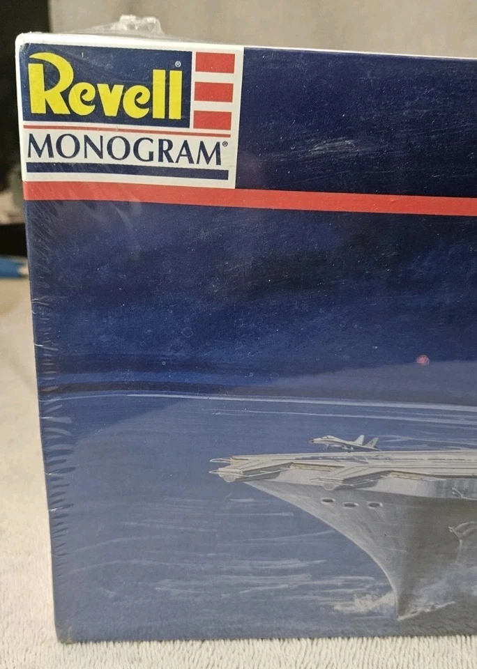 Revell Carrier U.S.S. Nimitz Kit # 85-3004 Factory Sealed Dented Box 1:800 Scale - Image 2 of 4