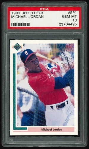 1991 UPPER DECK #SP 1 MICHAEL JORDAN RC ROOKIE PSA 10 GEM MINT 23704495 CENTERED