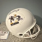 Adrian Peterson Minnesota Vikings Signed Full Size Helmet Authenticated.