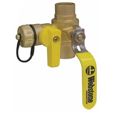 Webstone 3/4" Sweat x Hose Cap Brass Ball Valve with Drain 3-Way 50613 Webstone