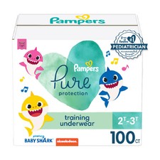 Pampers Pure Protection Training Underwear - Baby Shark - Size 2T-3T -