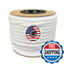 Great Lakes Cordage 1/4 Soft Synthetic Upholstery Welt Cord Braided 30 Yards