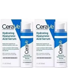 2X CeraVe Hydrating Hyaluronic Acid Serum Moisturising Serum 30ml UK