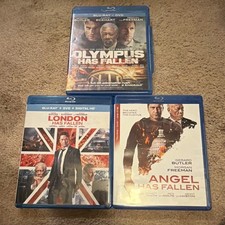 Has Fallen Trilogy Blu-ray DVD Olympus London Angel Gerard Butler Blu-ray Case