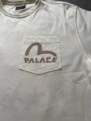 Palace Evisu Heavy Wash T Shirt White Size Large | eBay