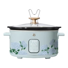 6 Qt Programmable Slow Cooker, Hydrangea Floral by Drew Barrymore