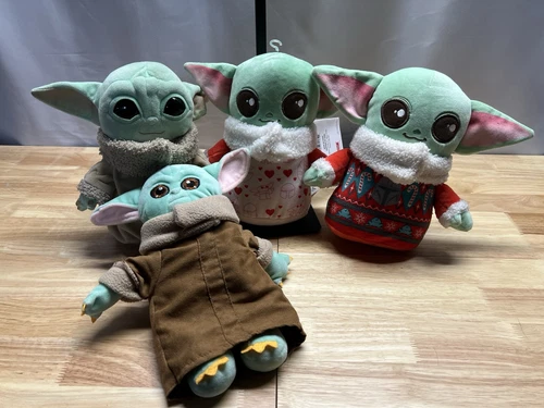 Lot Of 4 Stars Wars GROGU - Baby Yoda Plush