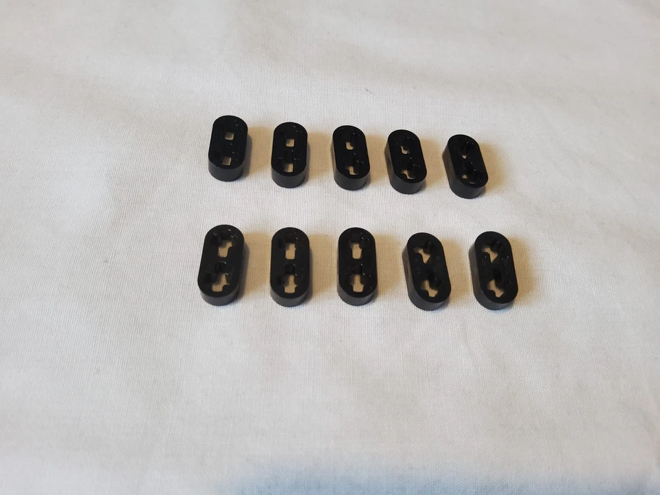 10 x NEW LEGO TECHNIC LIFTARM 1 x 2 THIN PART No : 6338428 4164133 BLACK
