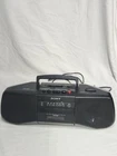 Sony CFS-B15 Boombox AM/FM Radio Cassette-Recorder Tape Player Fully Tested M