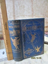 POETICAL WORKS of John MILTON, 1881, 12 Plates Illust. by Richard WESTALL, Bio