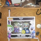Funko Pop The Joker Bank Robber (2-pack) Gemini Collectibles GITD DAMAGED BOX