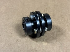 RULAND 1-1/8" X 1-1/8" ALUMINUM DOUBLE CLAMP SHAFT COUPLING SERVOFLEX