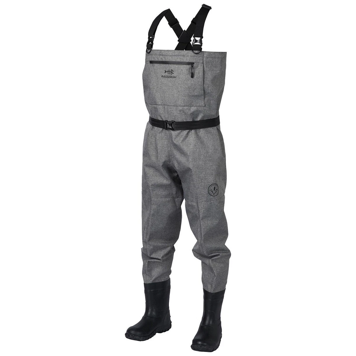 BASSDASH Men's Fishing Boot-Foot Chest Waders Size 9-10 New with Tags Waterproof