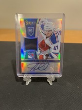 JT MILLER  2013-2014 PANINI SELECT SILVER ROOKIE RC PATCH AUTO /99 NYR