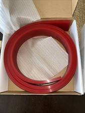 6FT 72" Silk Screen Printing Squeegee Blade 60 DURO Polyurethane Rubber Red USA