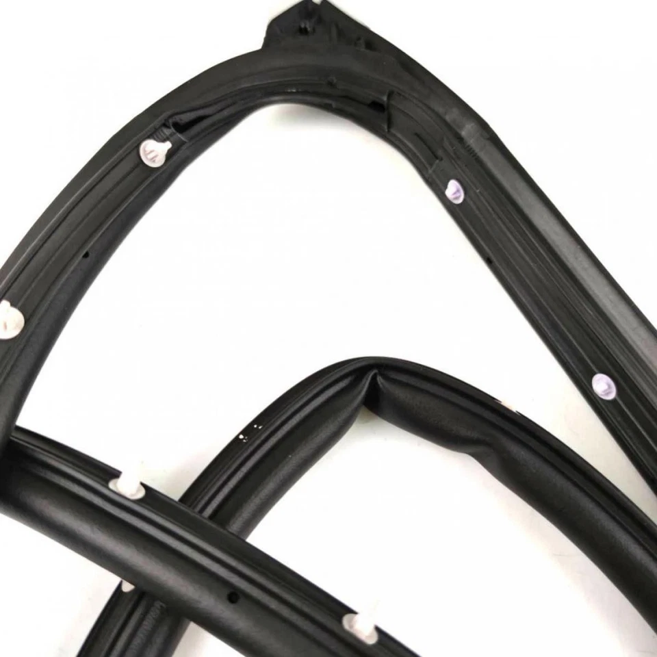 Vedação de borracha para porta tira meteorológica esquerda LH para Honda Accord 1990-1993 - Imagem 3 de 4