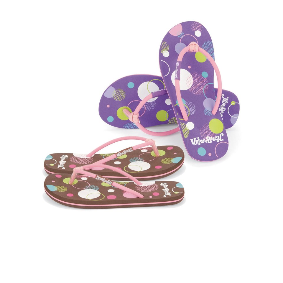 Chanclas redondeadas urbanas marca playa niños zapatos niñas manchas burbuja