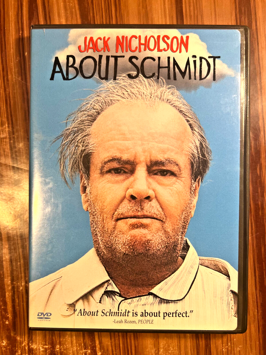 About Schmidt DVD Jack Nicholson Kathy Bates Hope Davis Comedy