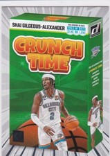 SHAI GILGEOUS-ALEXANDER Donruss CRUNCH TIME Basketball NBA Card OKC THUNDER SGA
