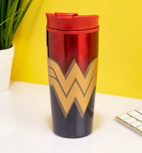 wonder woman travel mug