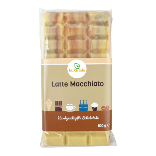 1 tabliczka latte macchiato | czekolada | erytrytol + stewia słodzona | stewia - Zdjęcie 1 z 1