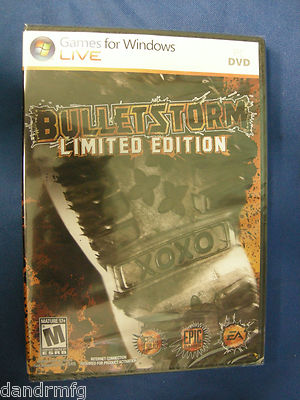BulletStorm: Limited Edition (PC, 2011) video game mature 17+ windows live