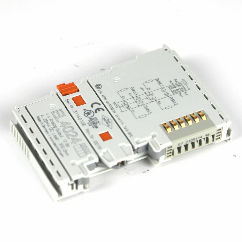 New In Box BECKHOFF EL4024 4-channel Analog Output Terminal - Image 3 of 4