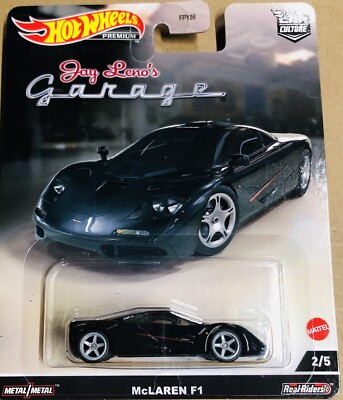 Hot Wheels 2022 Premium Car Culture Jay Leno's Garage McLaren F1, boxed shipping