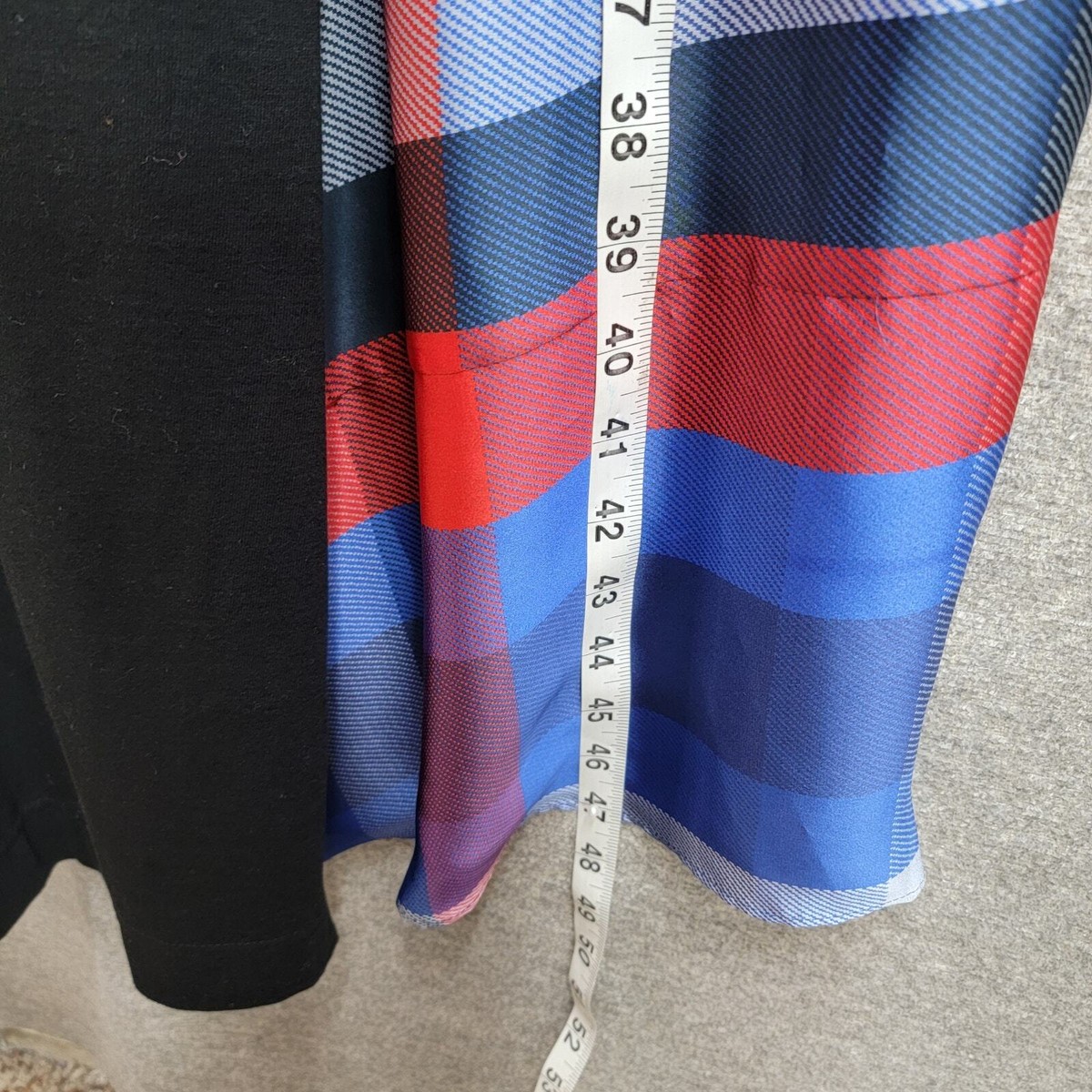SACAI PLAID COTTON JERSEY MIDI DRESS, SIZE ??? | eBay