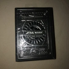 Star Wars Dark Side Black Playing Cards Poker Size Deck USPCC Custom New Sealed