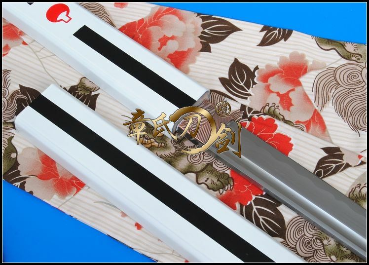 S1813 ANIME NARUTO SASUKE KUSANAGI SWORD BRUSH BLADE HAMON