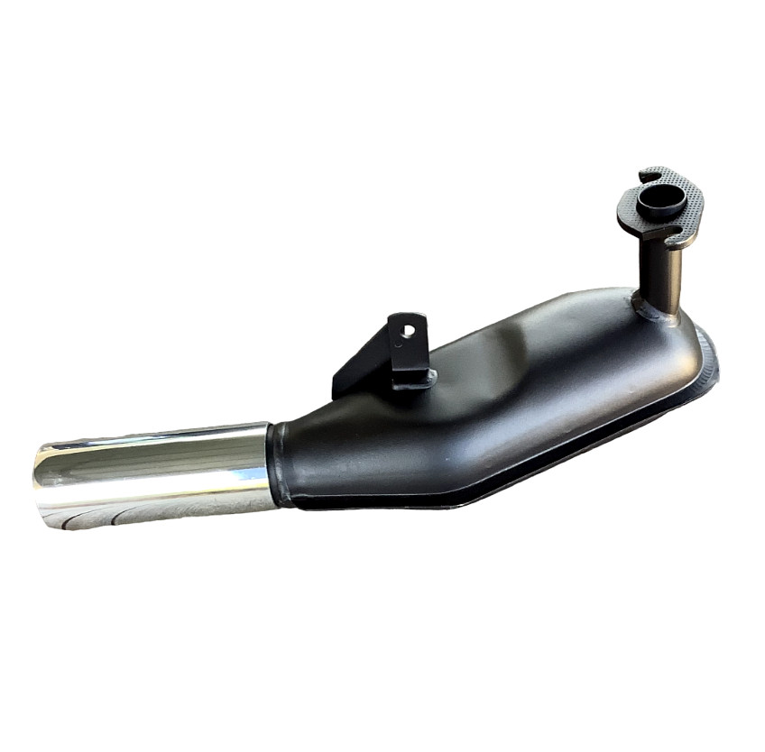 Pot d'échappement Cobra noir Peugeot 103 pour balades et trajets quotidiens SPX