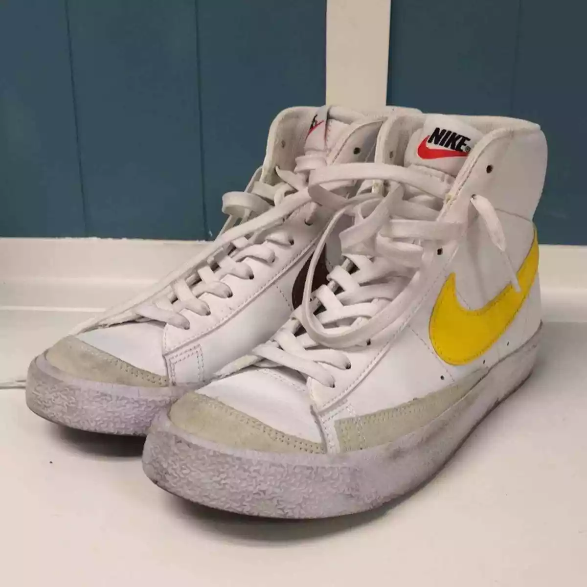 Nike blazer mid 77 yellow sale