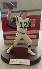 Salvino Football Legends Joe Namath autographed figurine with COA - New