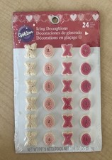 Valentine  s Day XOXO Cupcake Icing Decorations Wilton Pink
