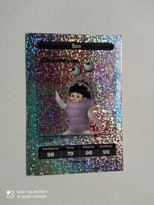 Disney Pixar Esselunga Boo Card Shiny Silver Silver Trackable Shipping